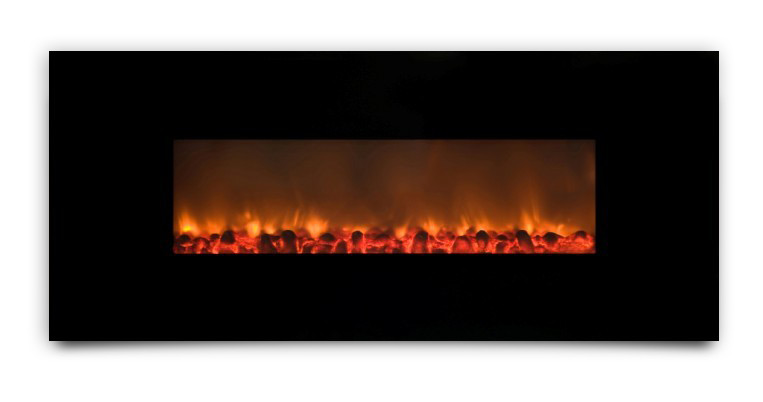 AMBIONAIR FLAME - Wall-Mounted Fireplace (EF-1100 BGC) 