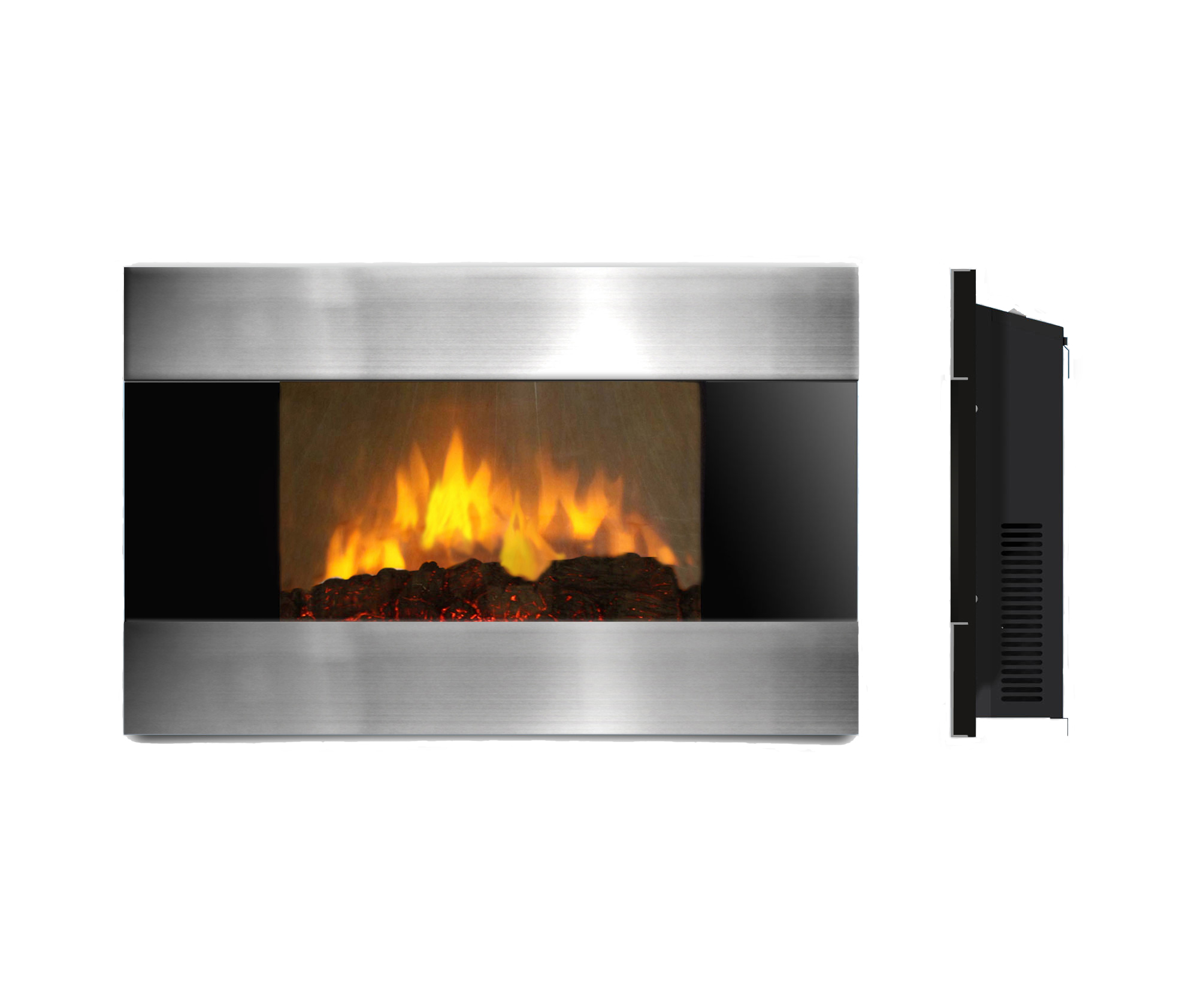 AMBIONAIR FLAME - LED Wall-Mounted Fireplace (EF-1510 SL)
