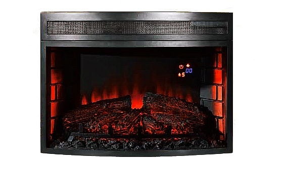 AmbionAir Flame Electric Wall Mount Fireplace